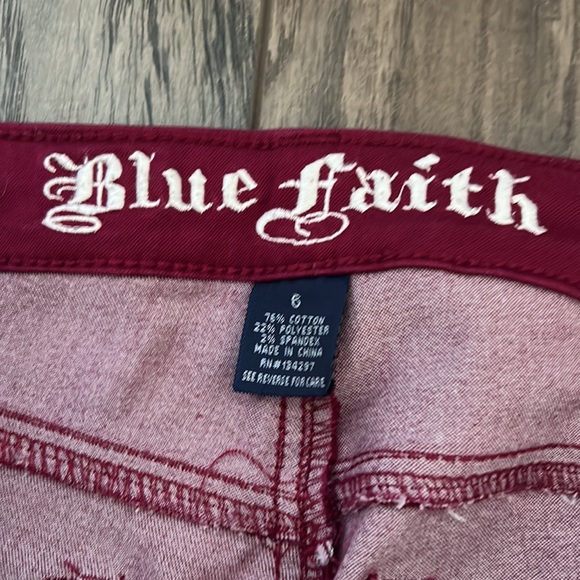 Dark red Blue Faith skinny jeans - Picture 2 of 3